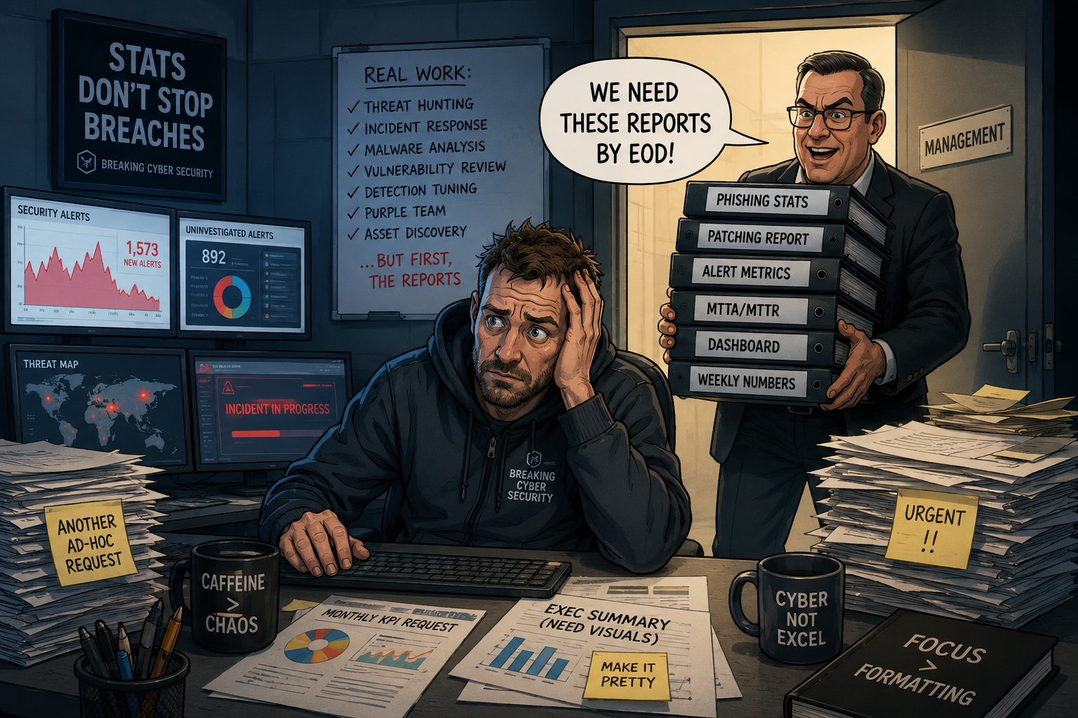 You Cannot Report Your  Way Out of Poor Security